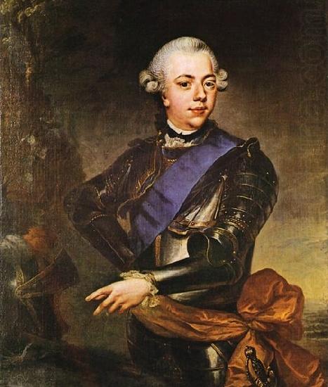 Johann Georg Ziesenis State Portrait of Prince William V of Orange china oil painting image